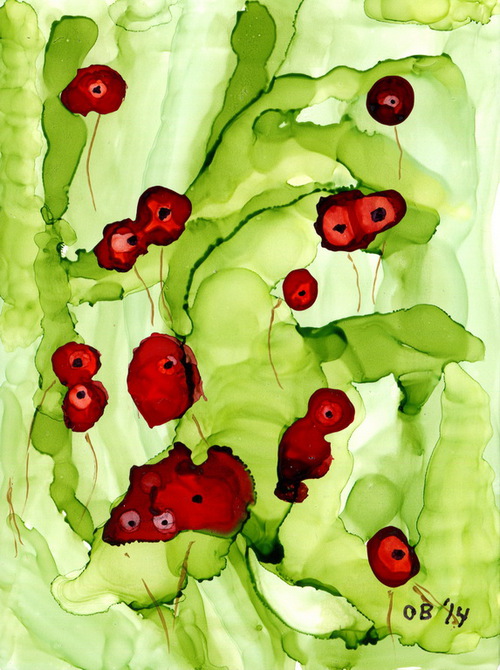 Alcohol Ink Painting 4