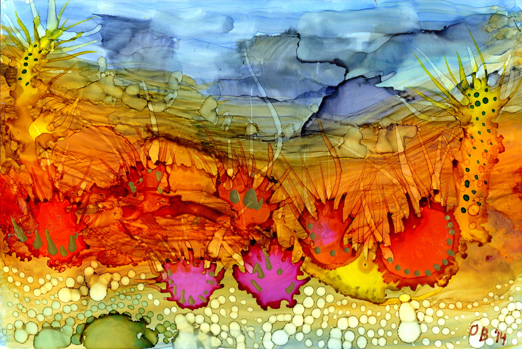 Alcohol Ink Painting 38