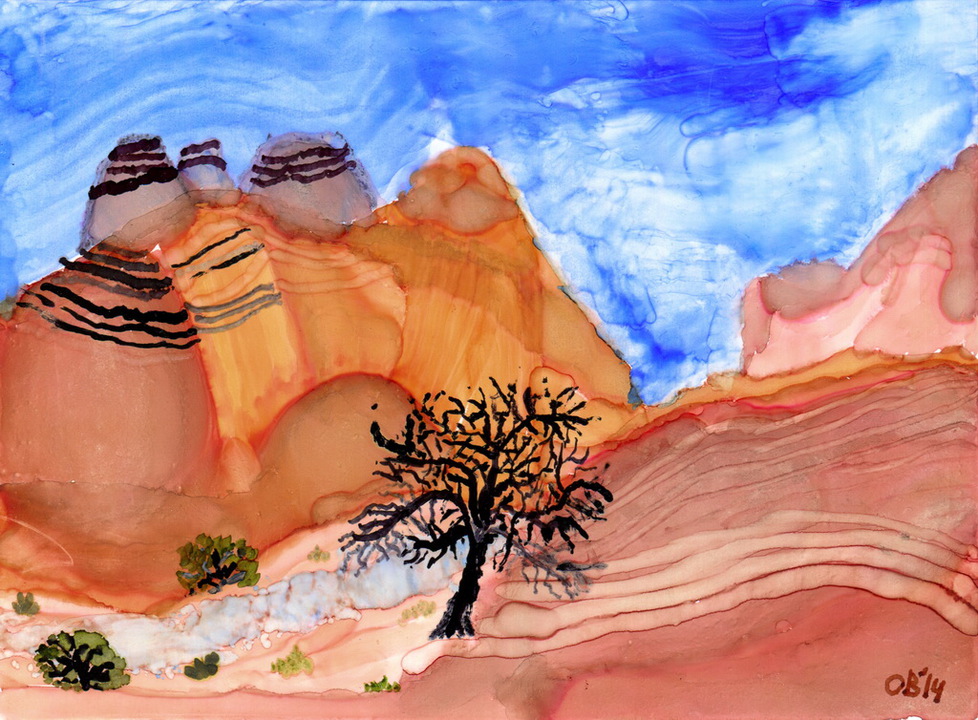 Alcohol Ink Painting 8