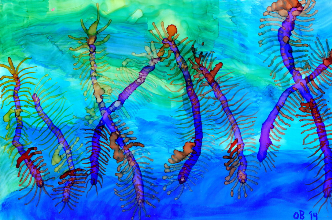 Alcohol Ink Painting 9