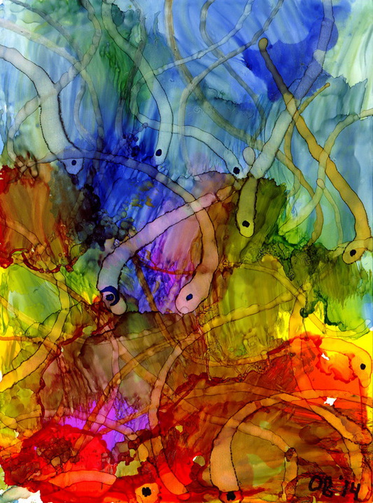 Alcohol Ink Painting 11