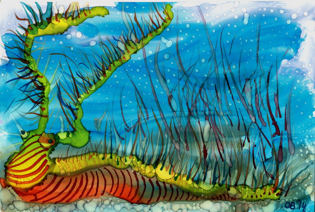 Alcohol Ink Painting 25