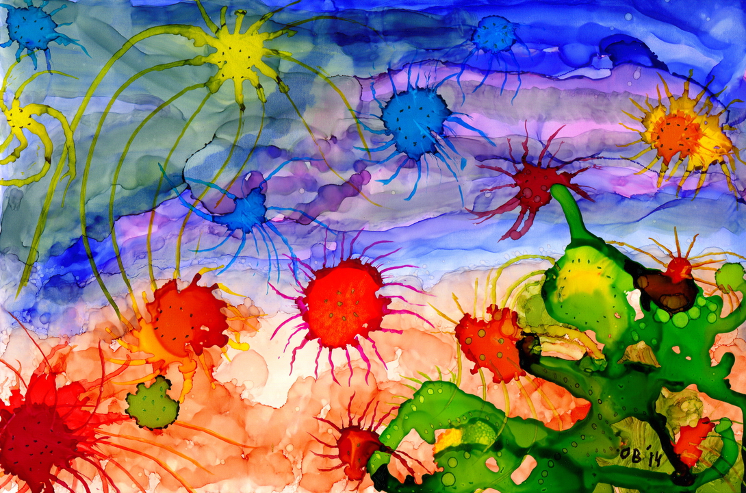 Alcohol Ink Painting 35