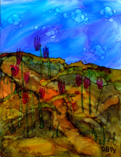 Alcohol Ink Painting 37